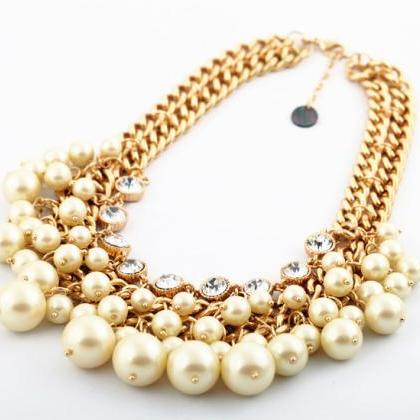 Fashion Accessories Collares 2016 Simulated Pearl..