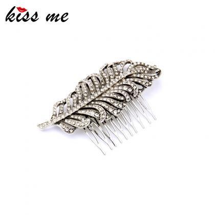 Dazzling Evening Party Hair Combs Shiny Set..